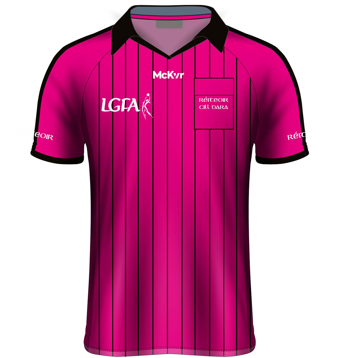 Mc Keever Kildare Lgfa Referees Jersey Adult Pink Player Fit