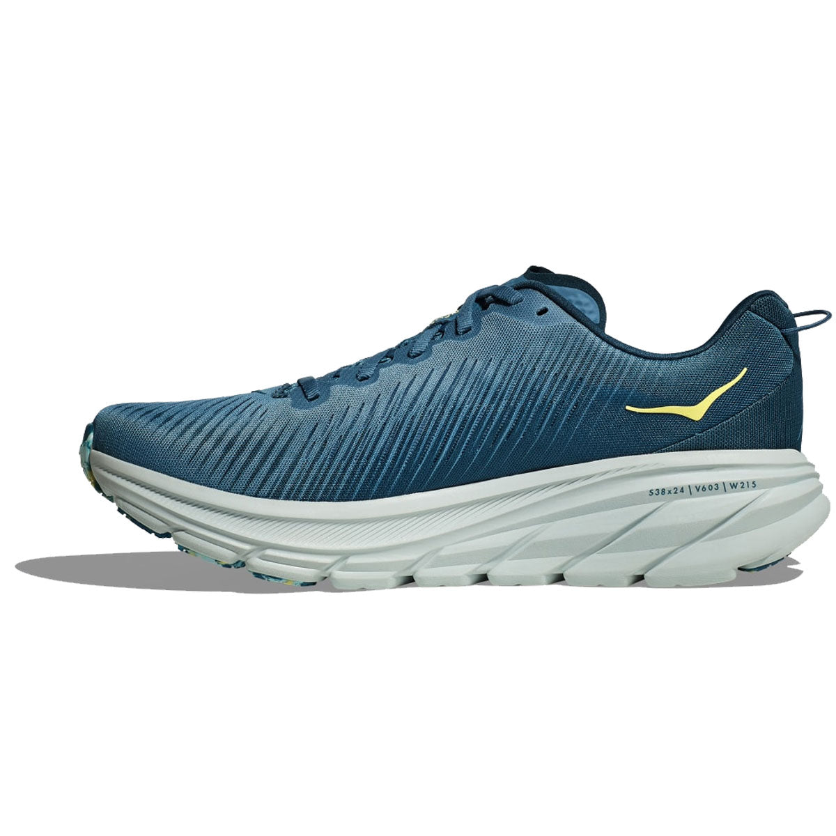 Hoka One One Rincon 3 Running Shoes - Mens - Bluesteel/Deep Dive ...